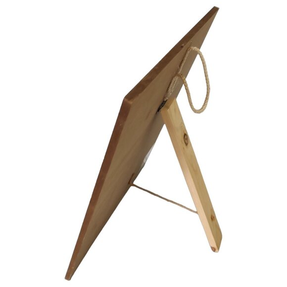 Welcome To Our Unplugged Ceremony Sign Rustic Wooden Wedding Decor 10" x 8" - Picture 6 of 7